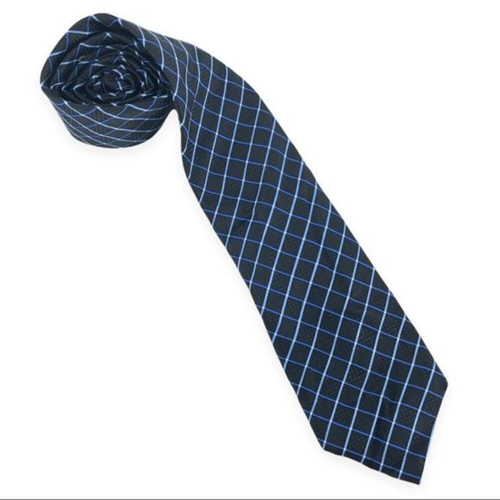 Countess Mara Men’s Silk Tie Blue White Yellow